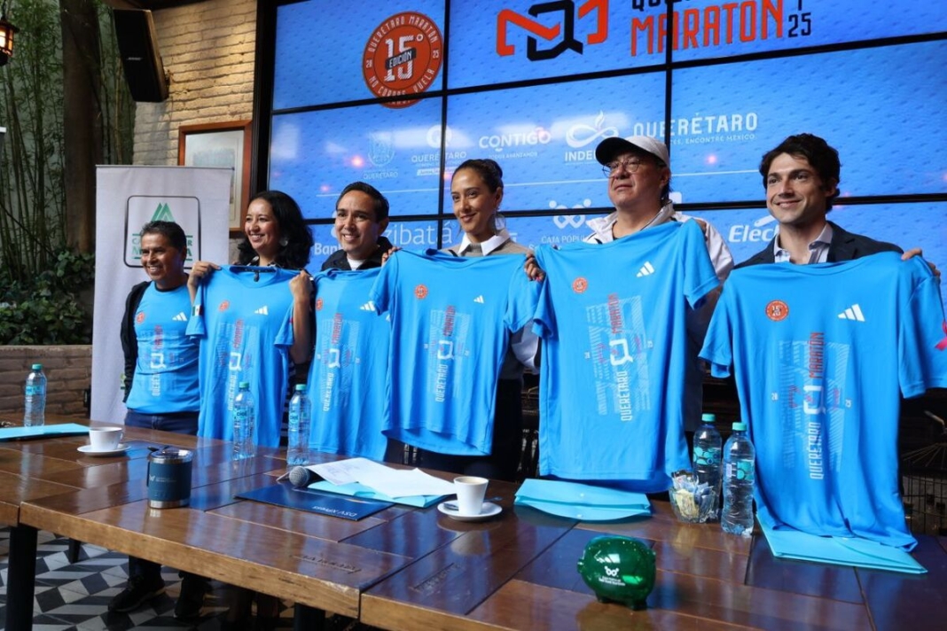 Presentan la playera del Querétaro Maratón 2025