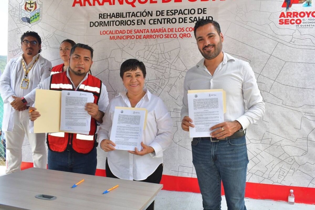 SESA y Arroyo Seco firman convenio de infraestructura en salud