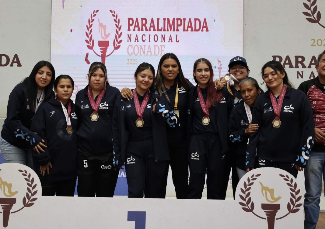 Atletas queretanos de Golbol logran las cuatro medallas de oro de la Paralimpiada Nacional