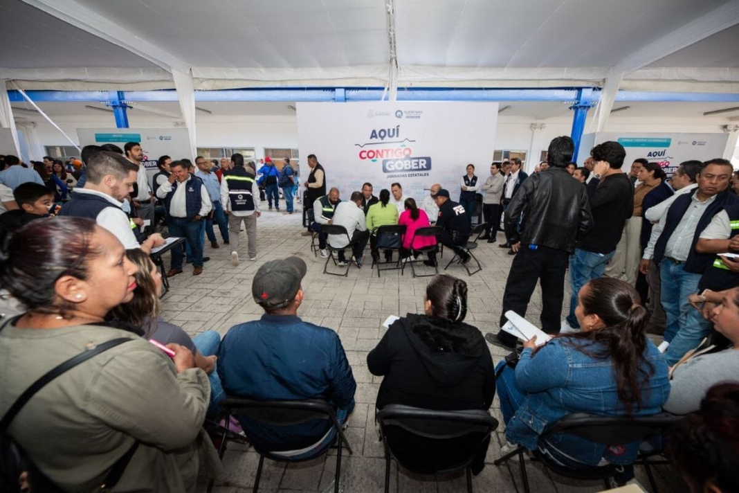 Cerca de 2 mil personas asisten a la “Jornada Aquí Contigo Gober” en San Juan del Río