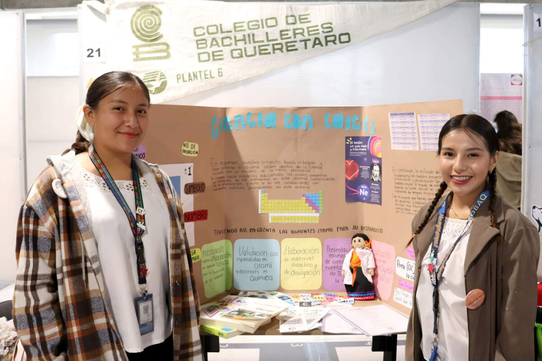 Estudiantes del COBAQ logran pase a ExpoCiencias Nacional con proyecto bilingüe Otomí