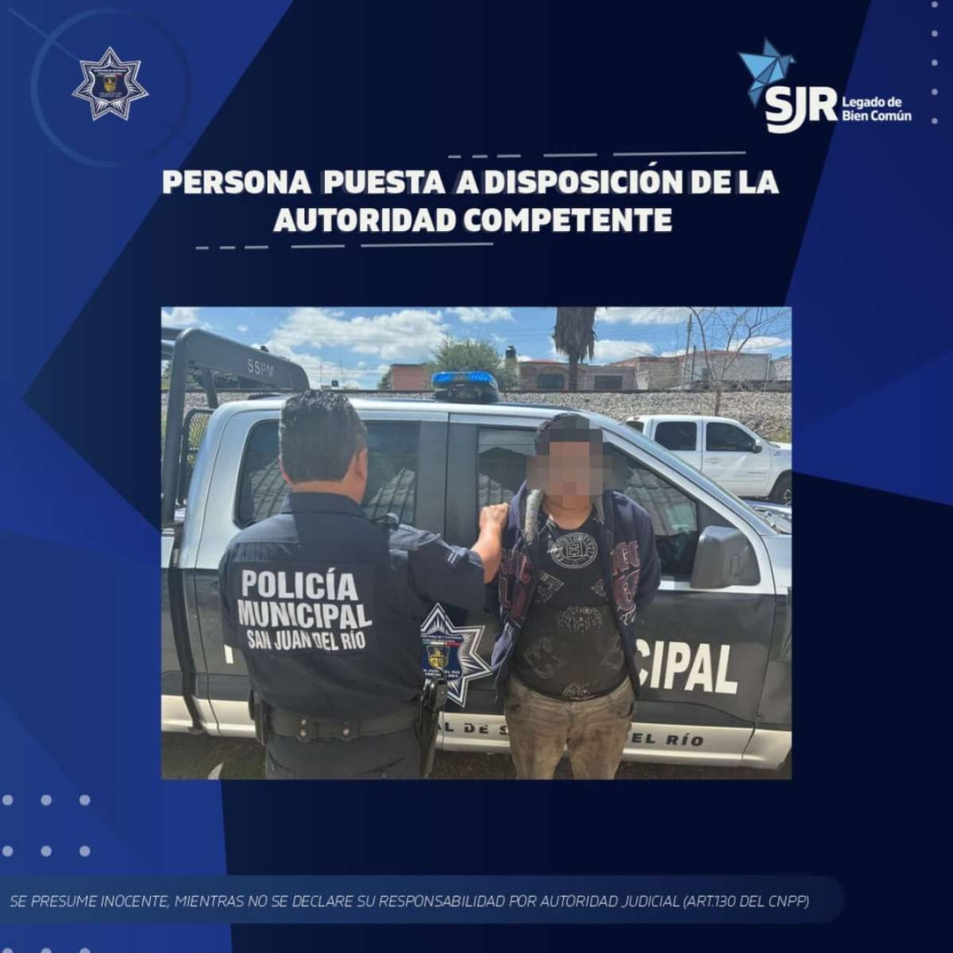 Policías detienen a un hombre por supuesto abuso sexual en SJR