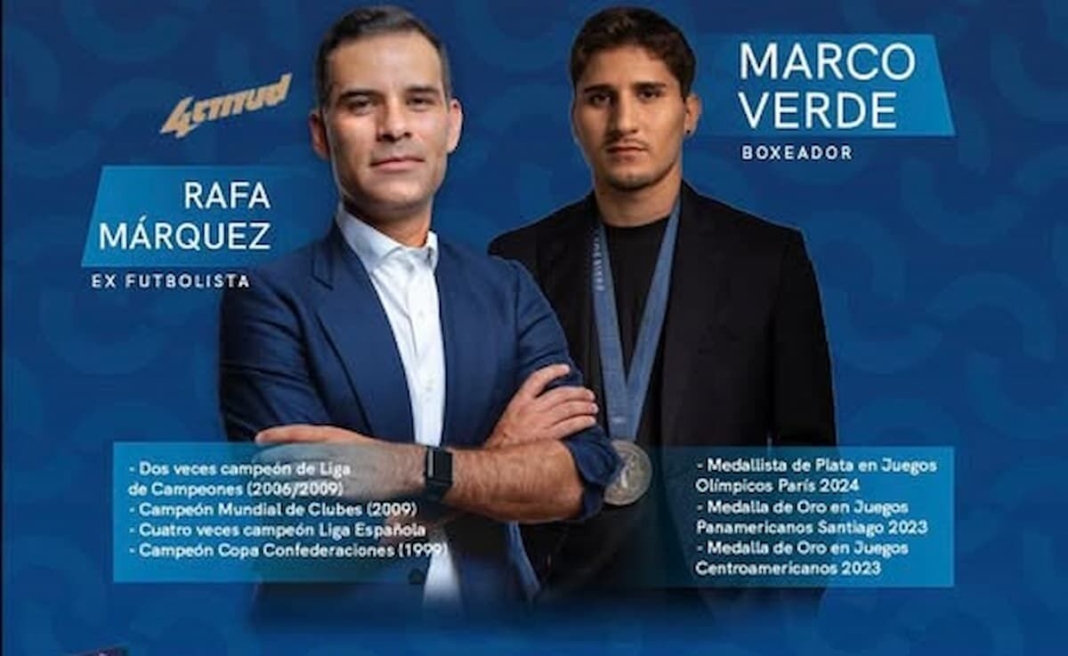 Rafa Márquez y Marco Verde darán conferencia gratuita en Querétaro este viernes