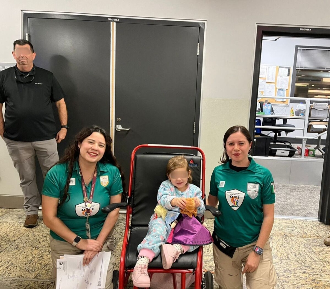 INM Querétaro rescata y repatría a menor estadounidense en situación de vulnerabilidad