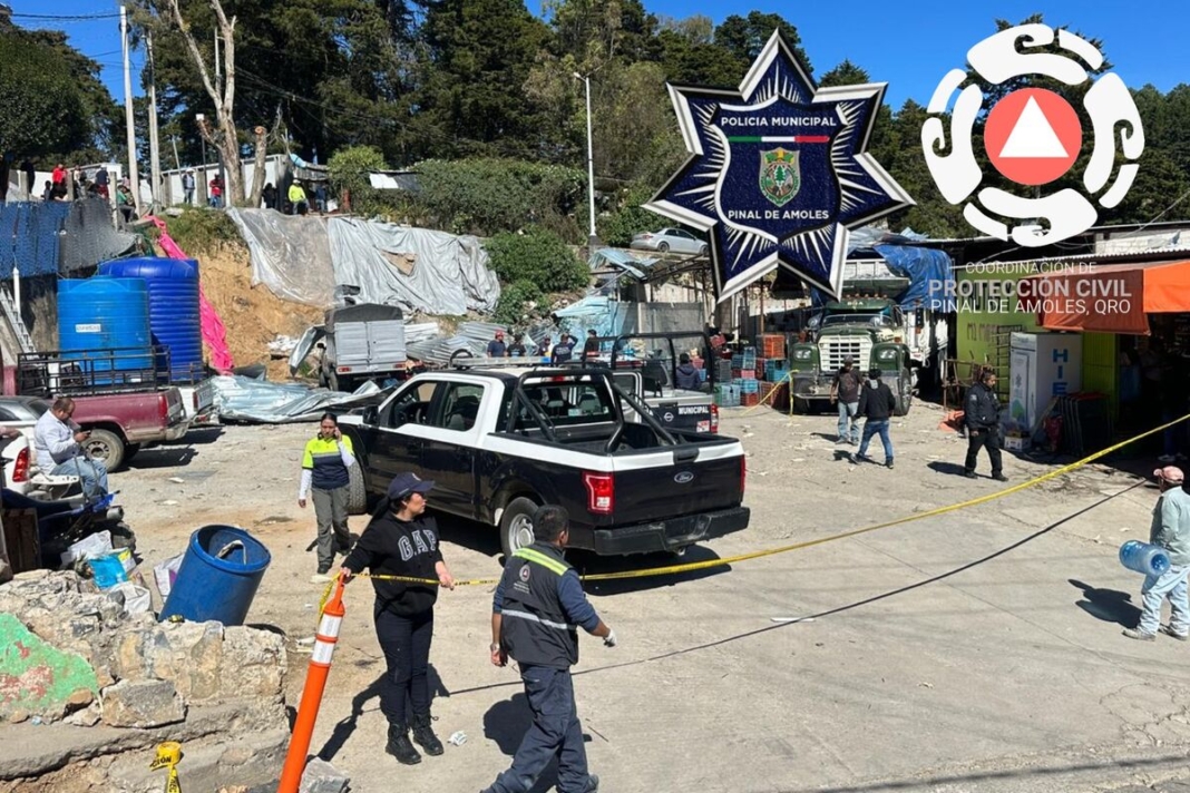 Siete lesionados en explosión registrada en Pinal de Amoles