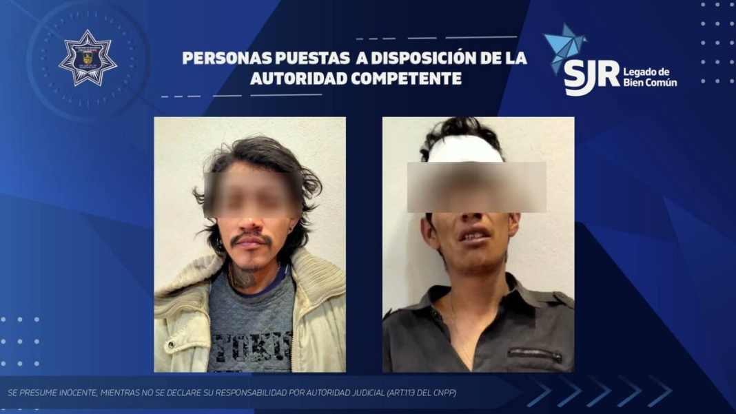 Detienen a dos sujetos por asalto a Farmacia Guadalajara en Jardines del Valle, SJR