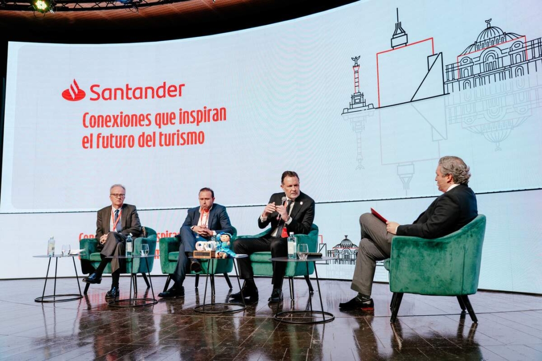 Mauricio Kuri promueve a Querétaro ante inversionistas hoteleros en el Foro Santander de Madrid