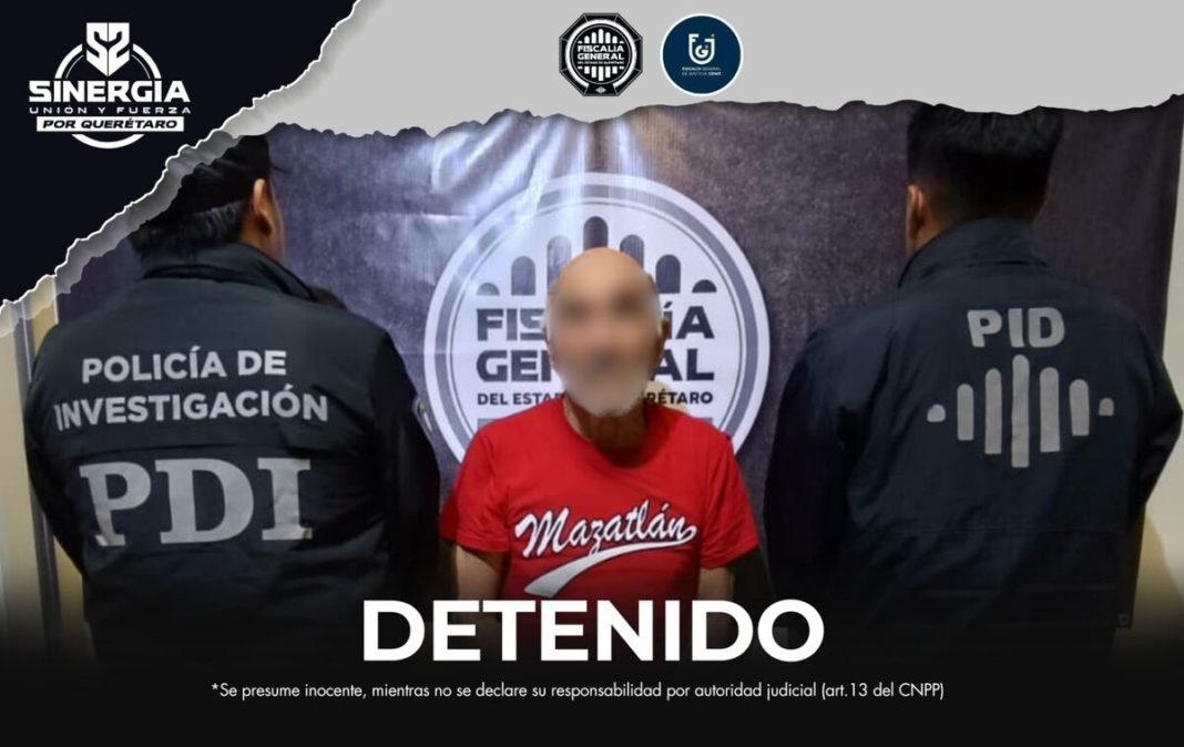 Aseguran en San Juan del Río a presunto homicida buscado desde hace 35 años en CDMX