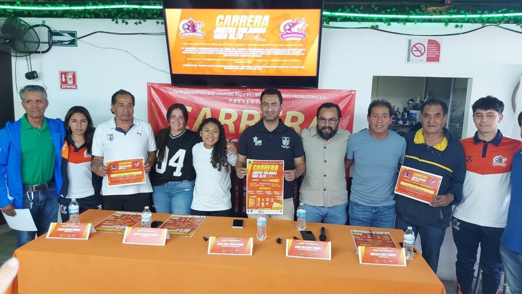 Carrera atlética conmemorará 50 años de fútbol en San Juan del Río