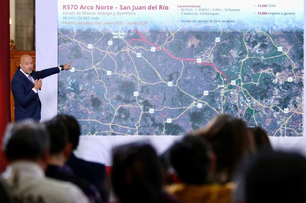 Proyectan autopista San Juan del Río-Arco Norte; estará lista en 3 años