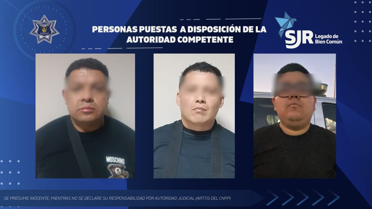 SSPM-SJR asegura cisternas y detiene a sospechosos en carretera 57