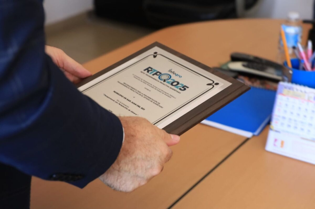 Obtiene San Juan del Río distinción estatal por gobierno abierto