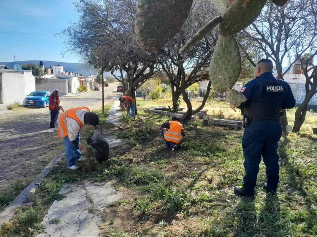 Realiza SSPM-SJR 19 jornadas de trabajo comunitario de enero a abril