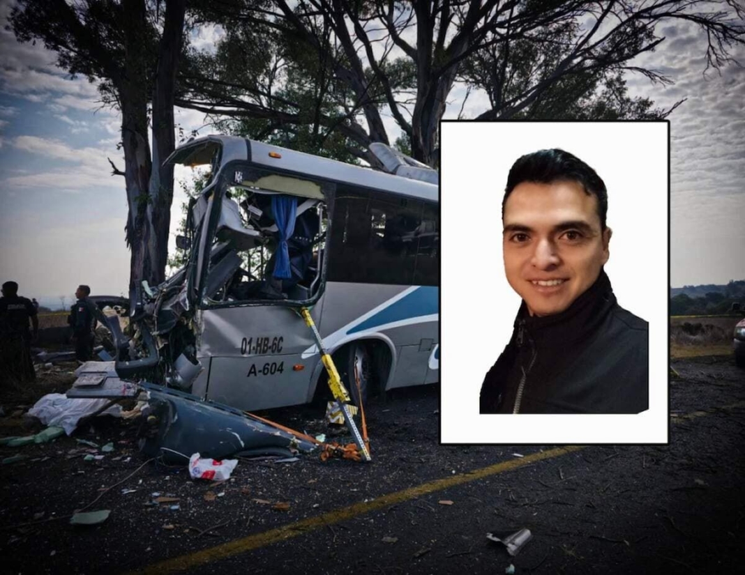 Trasladan en helicóptero a paciente crítico de accidente de autobús al IMSS Lomas Verdes