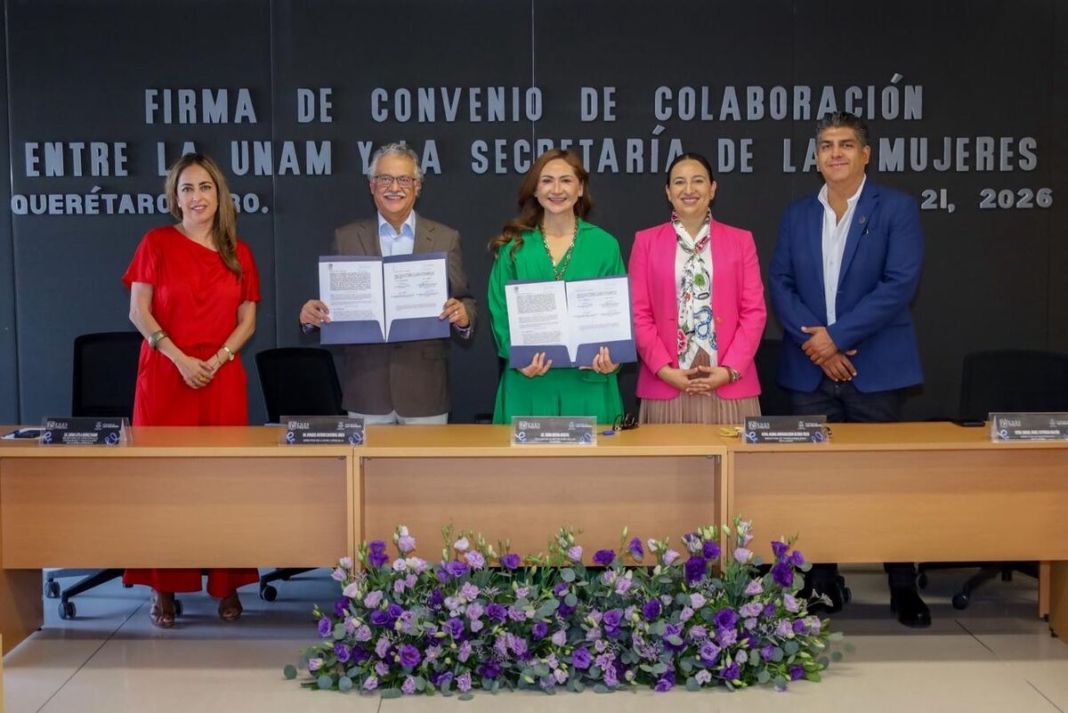 Fortalecen SEMUJERES y UNAM Juriquilla alianza en favor de la igualdad y la prevención de las violencias