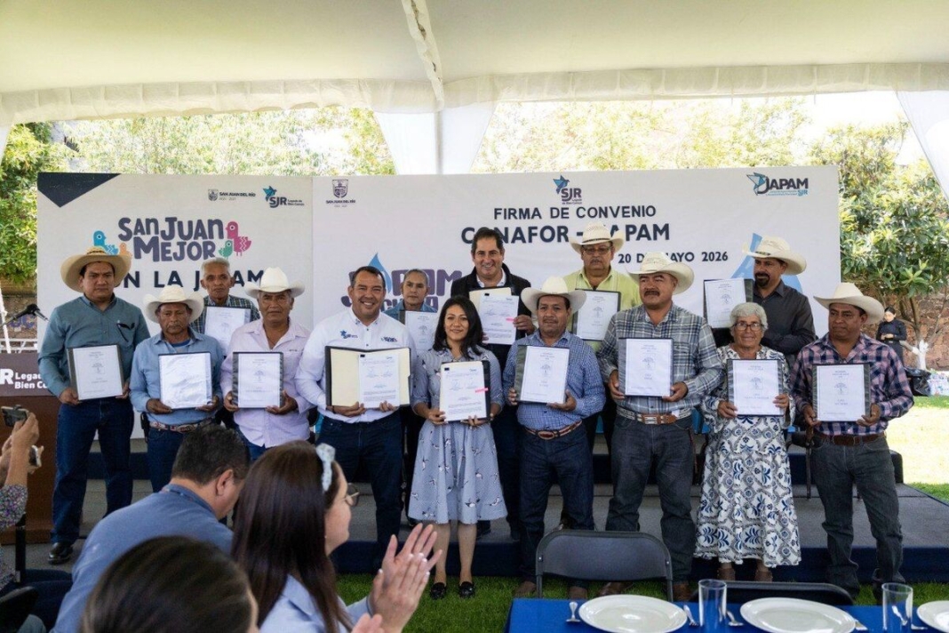 JAPAM, Gobierno Municipal y CONAFOR renuevan convenio “Raíces del Agua”