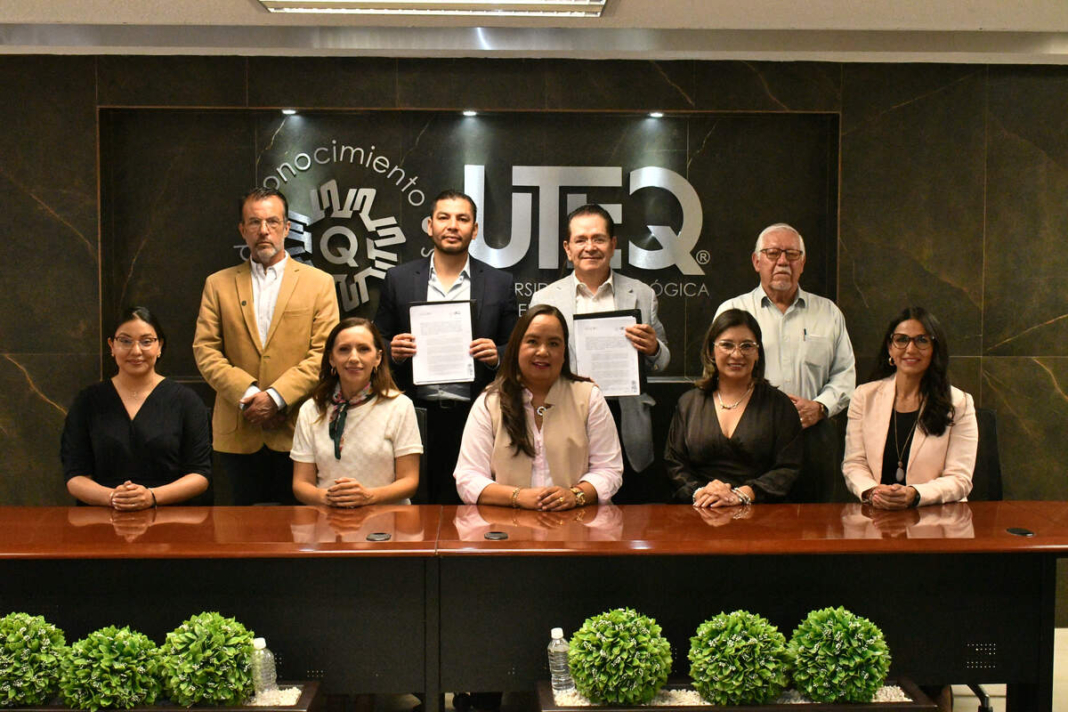 Firman convenio la UTEQ y la UPSRJ para garantizar el pase directo y abatir la deserción escolar
