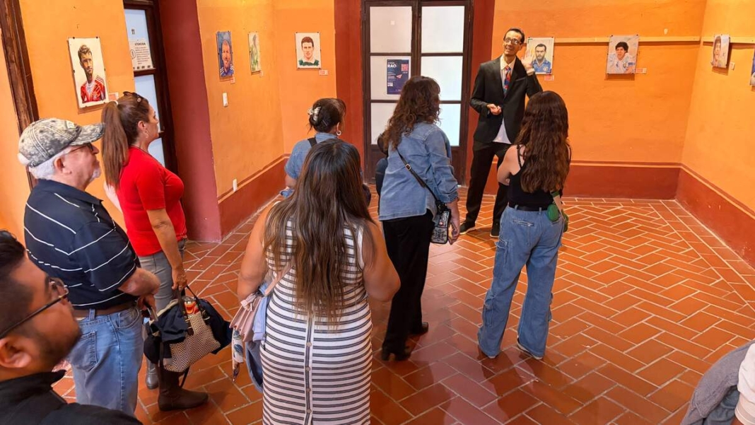 Inauguran exposición colectiva “Acuarela Mundialista” en la Casa del Faldón