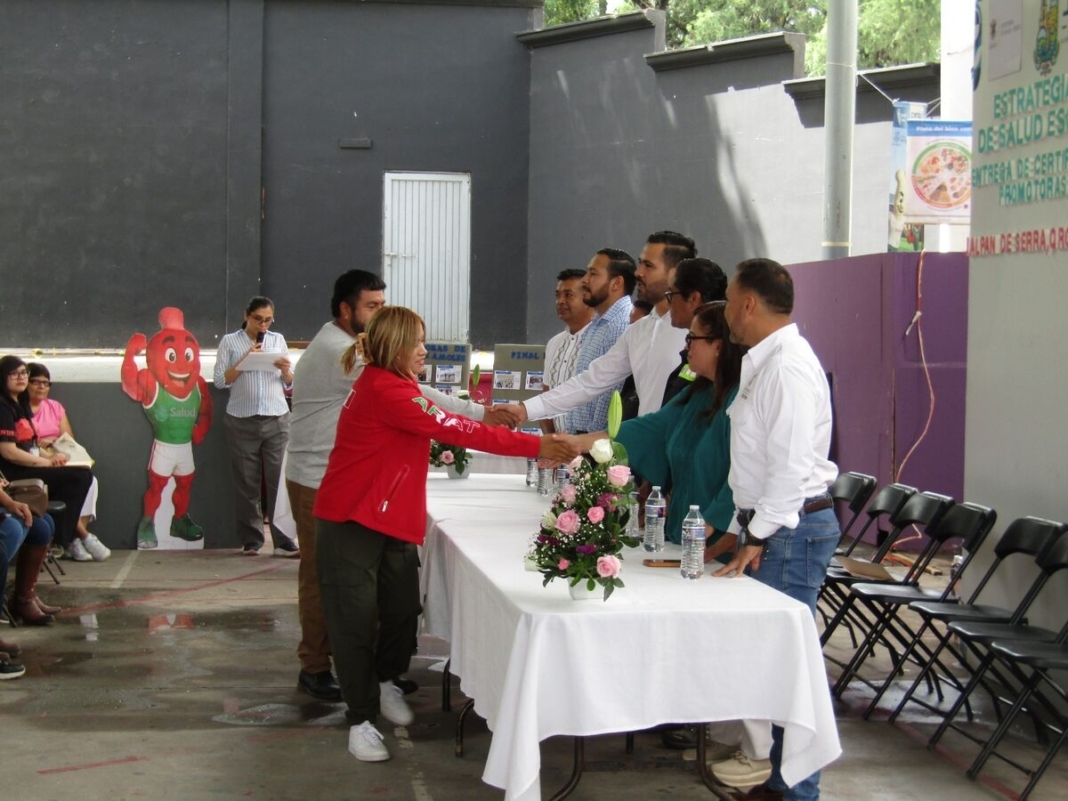 Certifica SESA a 58 escuelas de la Sierra Gorda como promotoras de la salud