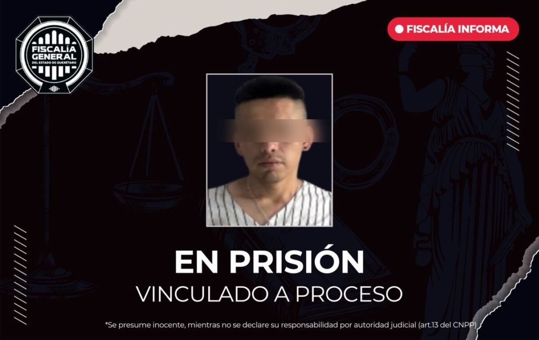 Prisión preventiva a imputado por portación de arma en Querétaro