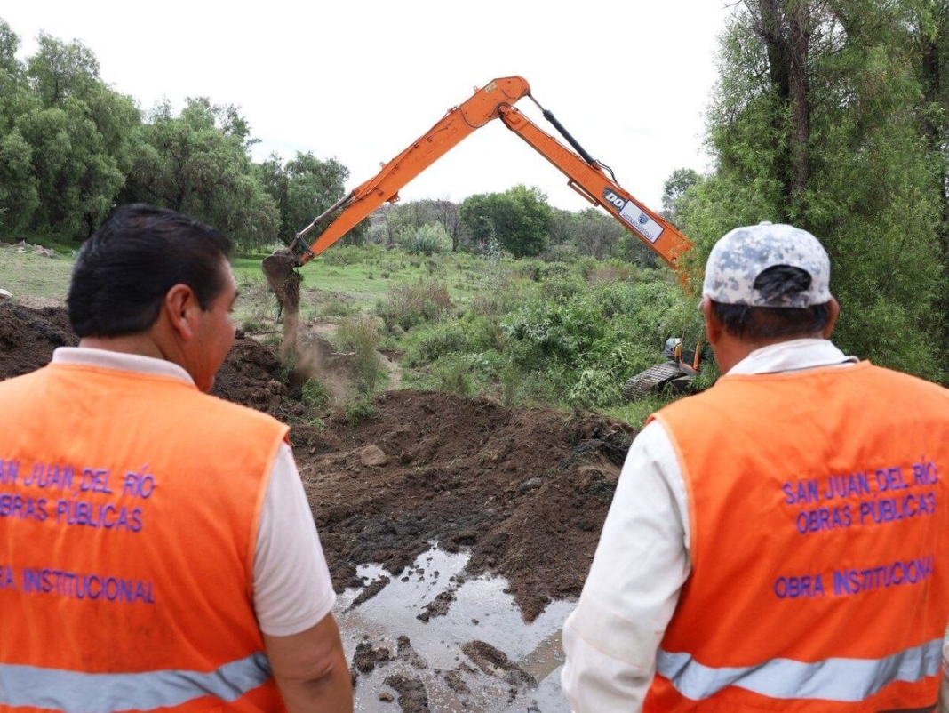 Gobierno Estatal y Municipal realizan labores de limpieza en río San Juan para prevenir contingencias