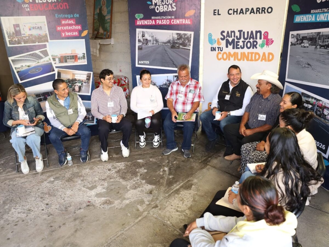 Gobierno Municipal lleva jornada de trabajo y atención directa a la ciudadanía a El Chaparro