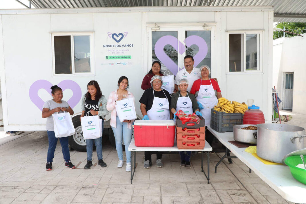 Lleva DIF Estatal Comedores Móviles a Ezequiel Montes 