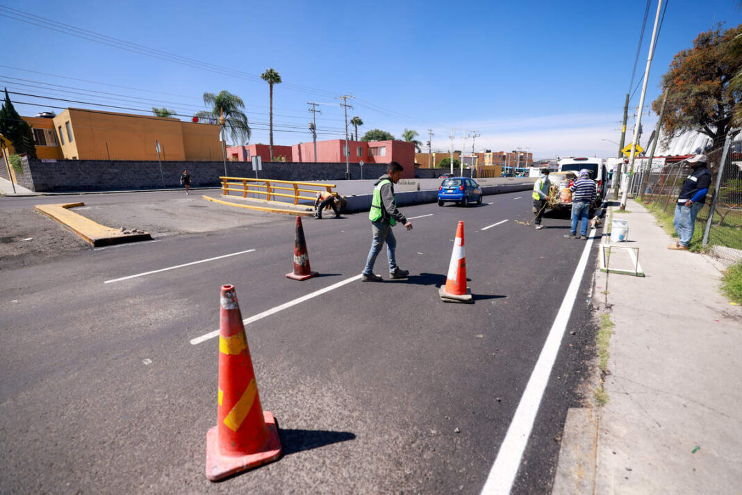 Supervisa Mauricio Kuri la rehabilitación de la Avenida Candiles en Corregidora