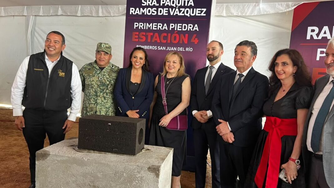 Inicia construcción de 4ta estación de Bomberos en San Juan del Río; llevará el nombre de Paquita Ramos de Vázquez