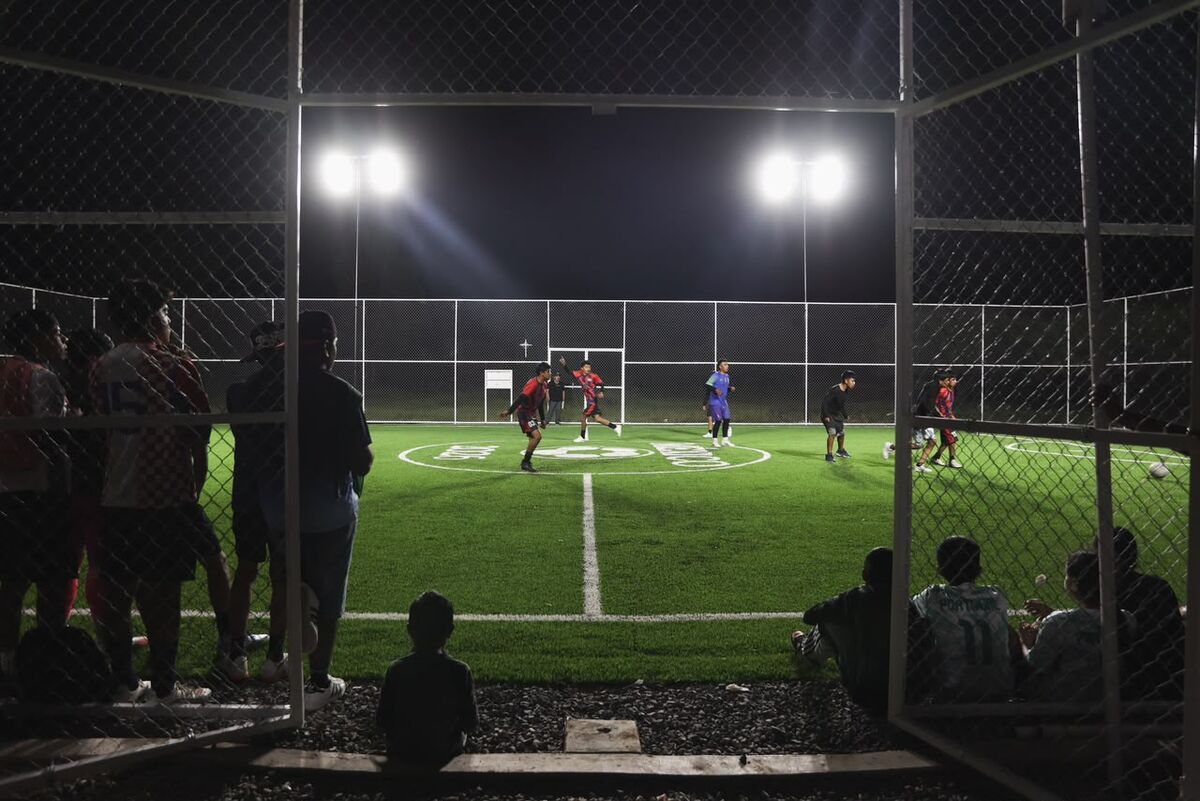 SEDATU y gobierno de Tequisquiapan inauguran cancha de futbol 5 en la comunidad de La Fuente