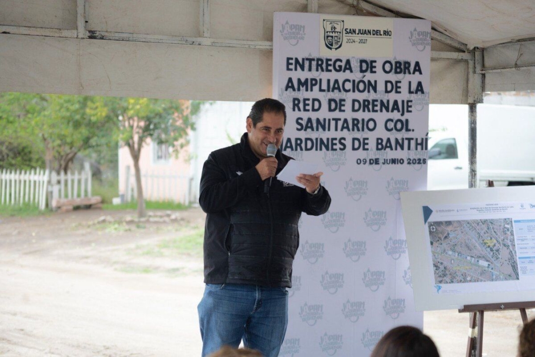 Más de 245 habitantes de Jardines de Banthí ya cuentan con drenaje sanitario gracias a la JAPAM y CONAGUA