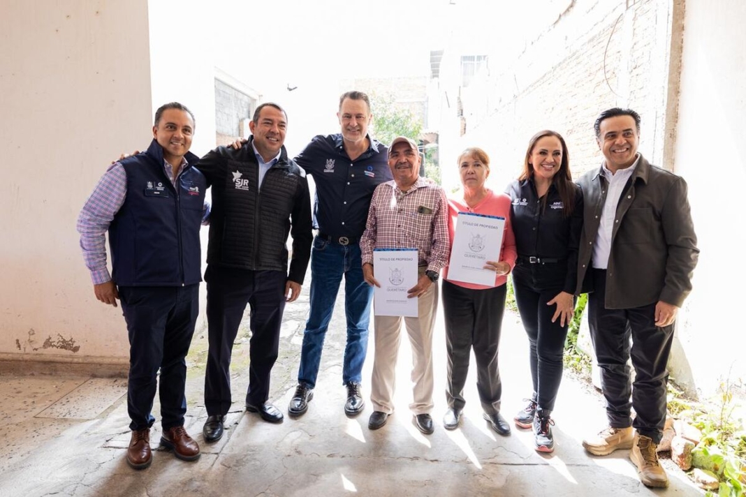 Continúa entrega de títulos de propiedad en Mpio de San Juan del Río