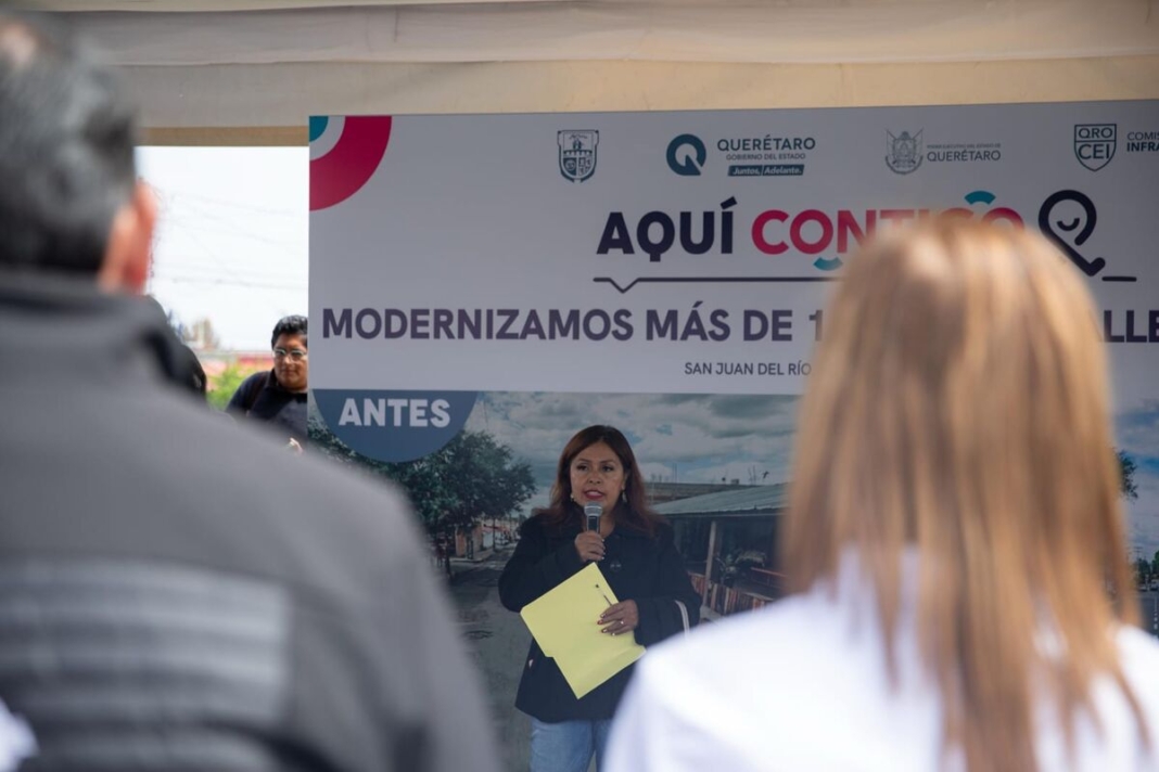 Renuevan más de 58 mil metros cuadrados de pavimento en colonias de San Juan del Río