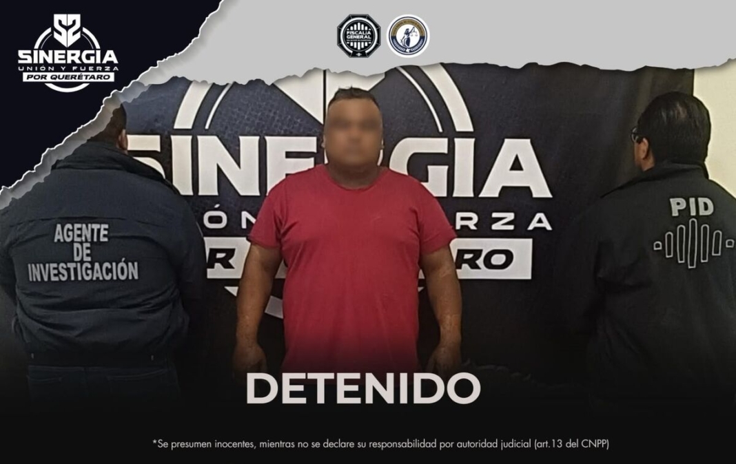 Detienen en Querétaro a imputado por homicidio cometido en Guanajuato