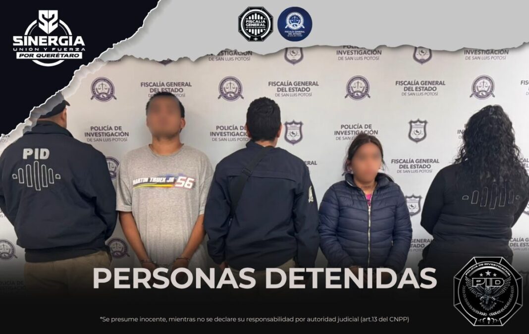 Sinergia cumplimenta 2 órdenes de aprehensión en San Luis Potosí por robo específico ocurrido en Querétaro