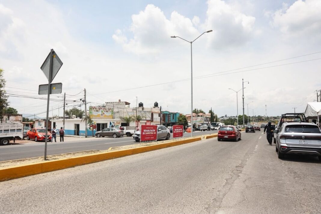 SICT inicia rehabilitación de carretera federal 120 en coordinación con el Municipio de Tequisquiapan