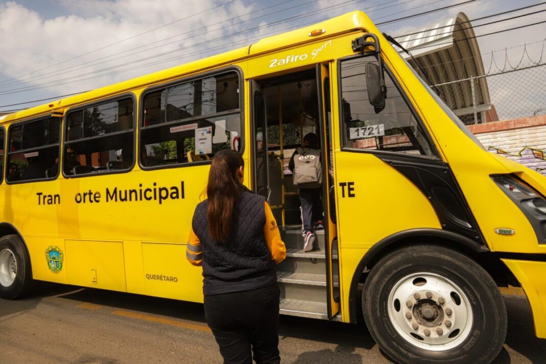 Transporte Comunitario Gratuito en Querétaro supera los 2 millones de viajes