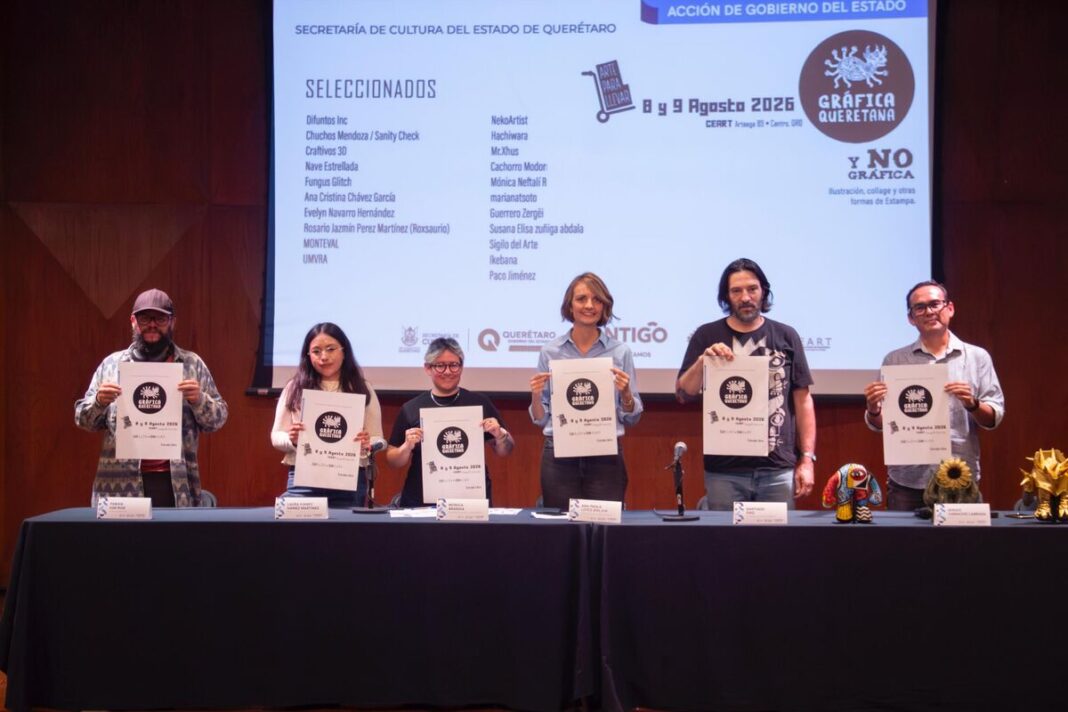 Anuncia SECULT Feria Gráfica Queretana 2026