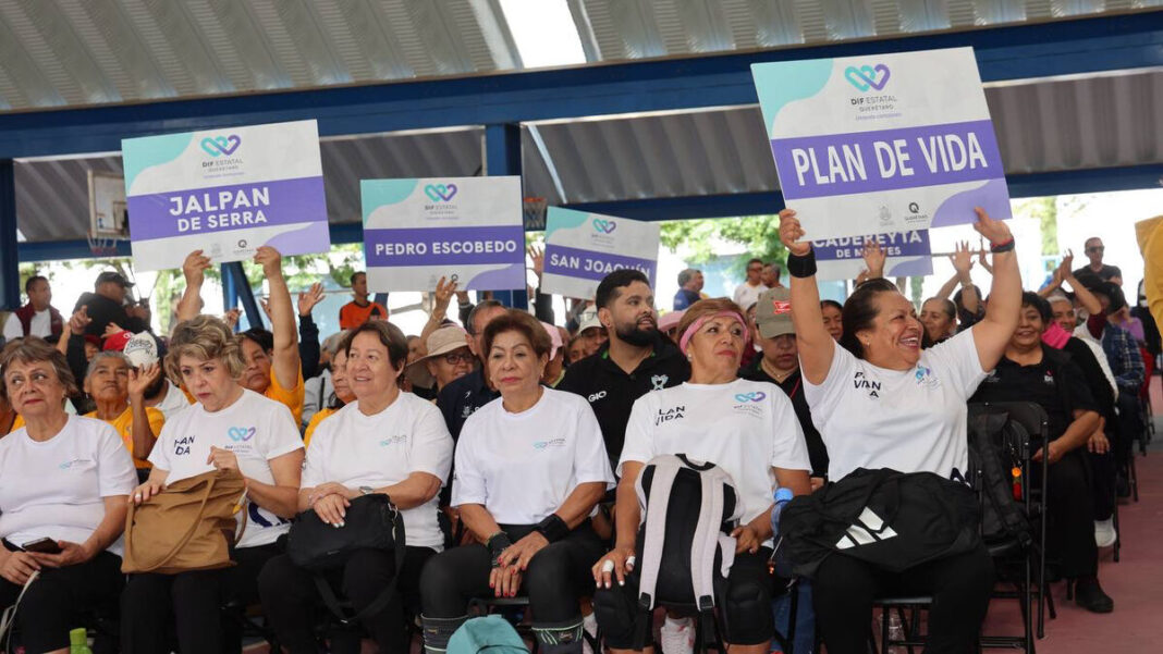 DIF Estatal celebra a adultos mayores con Encuentro Deportivo en Corregidora