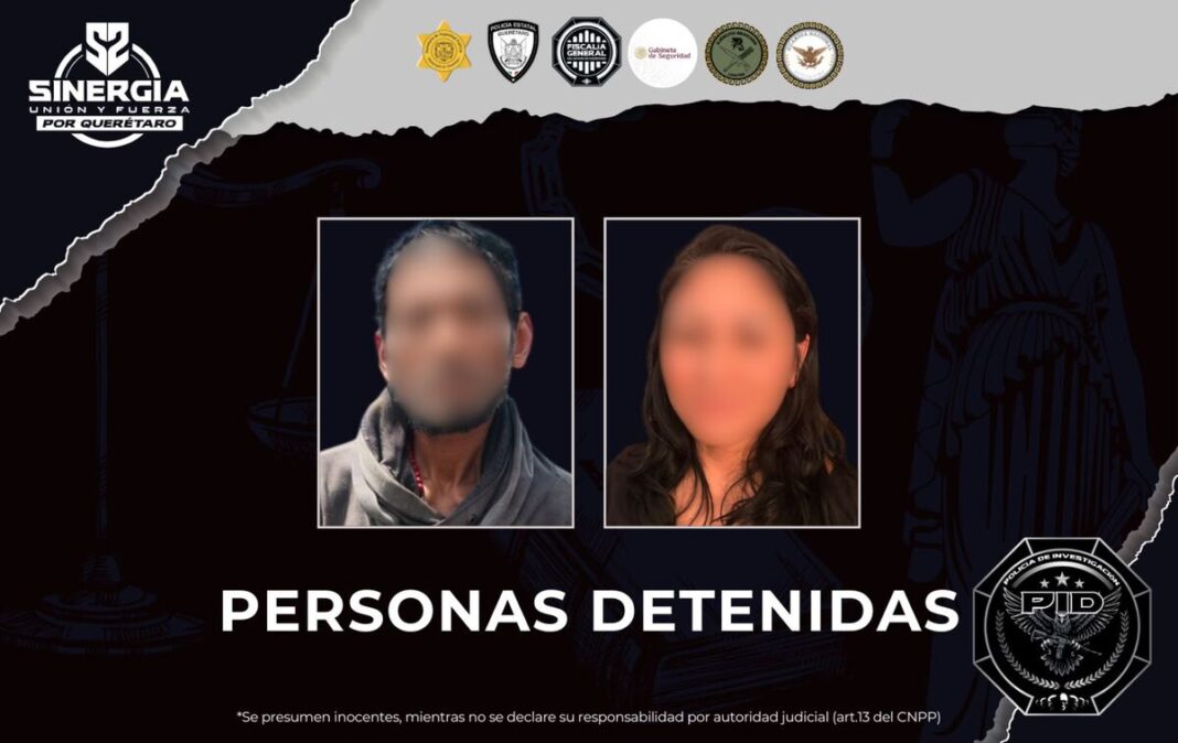 Detienen a dos personas tras ejecutar seis cateos en Municipio de Querétaro