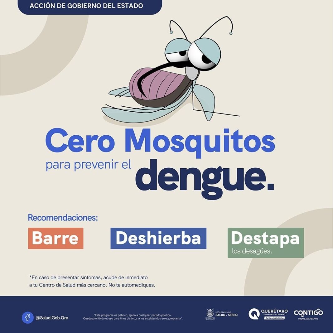 Fortalece SESA acciones de vigilancia epidemiológica del dengue