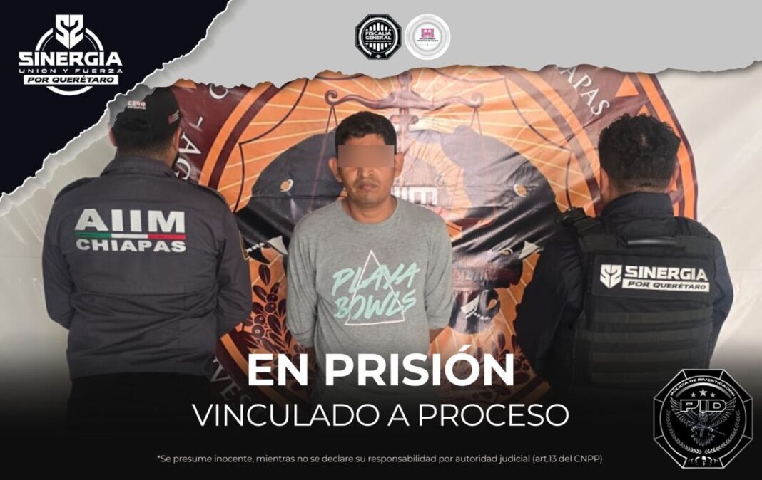 Vinculan a proceso a imputado por homicidio calificado cometido en San Juan del Río