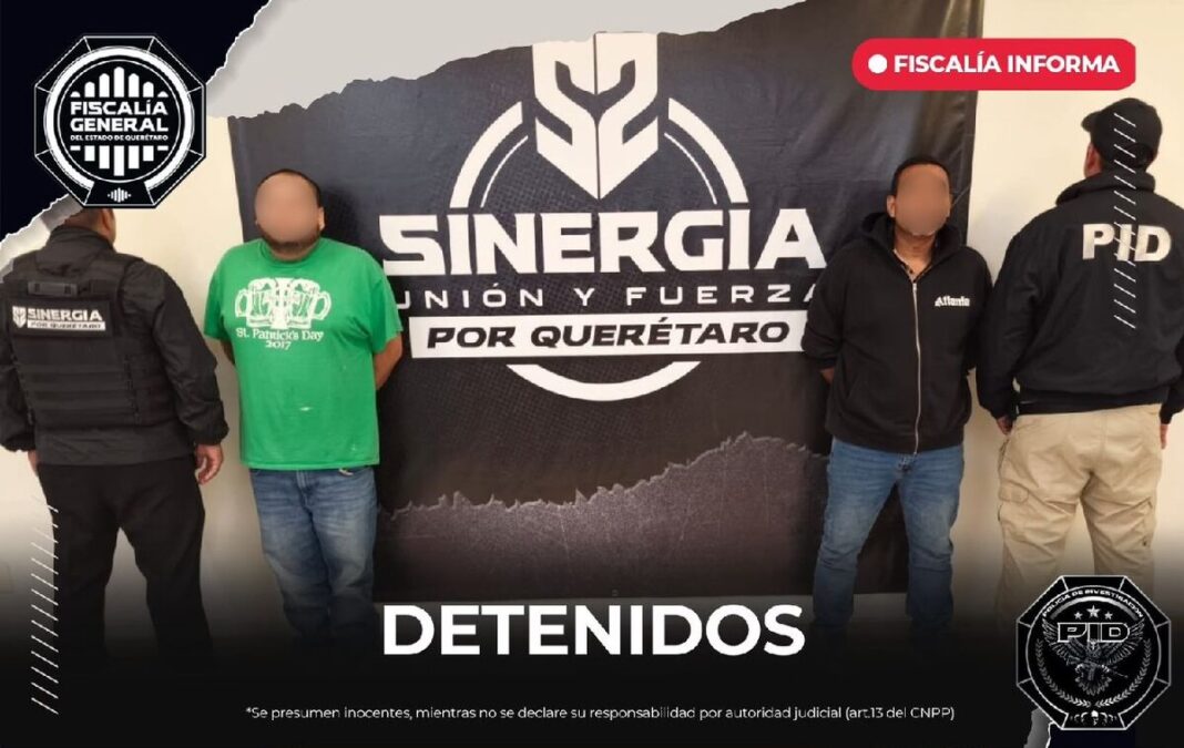 Detienen a dos por asalto a camión de valores en Querétaro