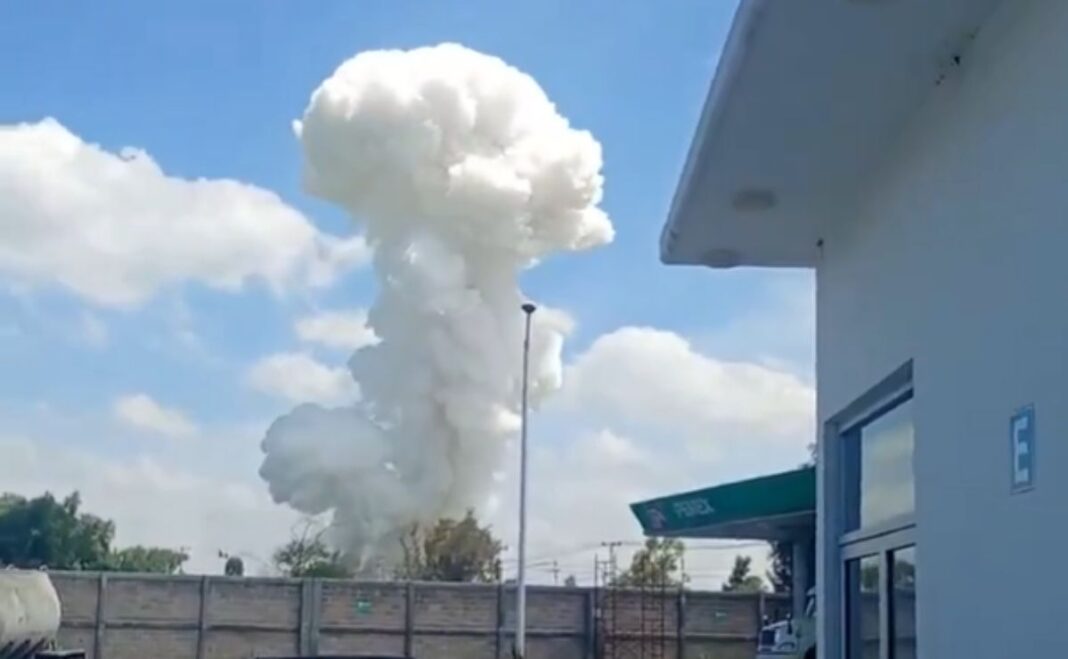 Explosión de polvorín en Zumpango deja al menos seis lesionados