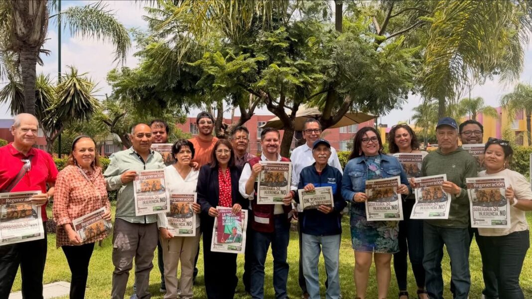 Fernández se reúne con fundadores de Morena en Corregidora