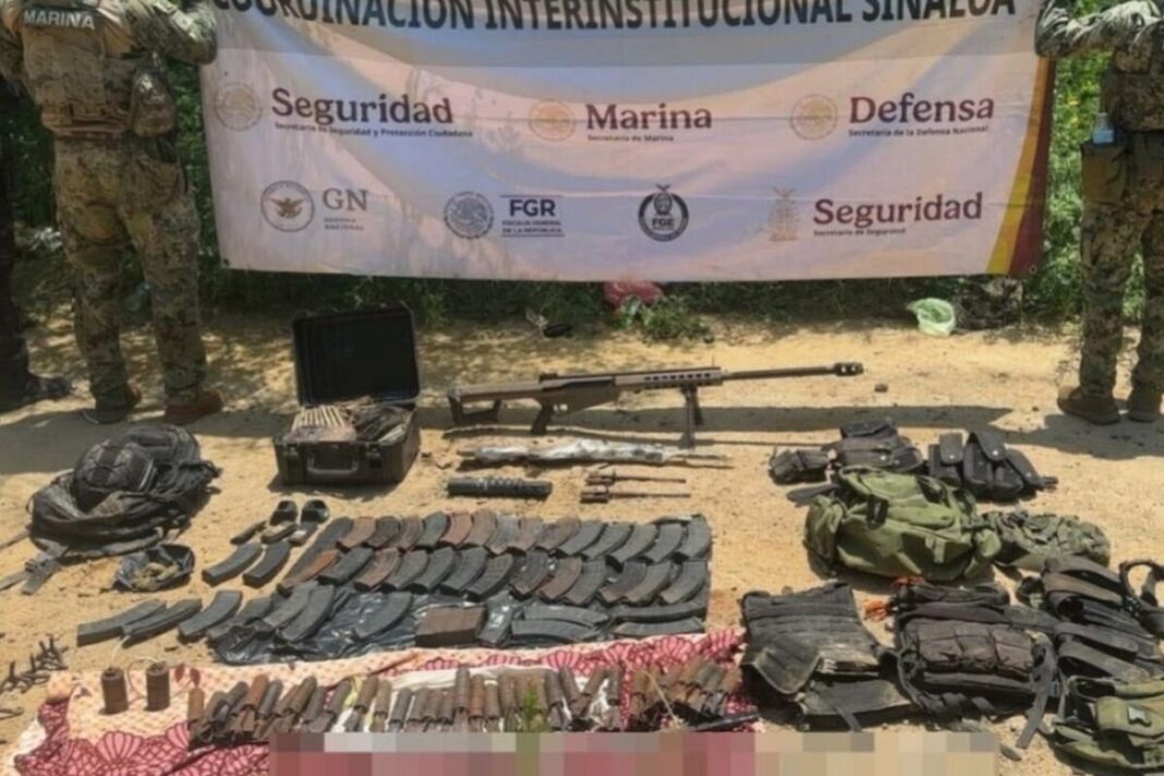 Marina destruye 49 artefactos explosivos improvisados en Concordia, Sinaloa
