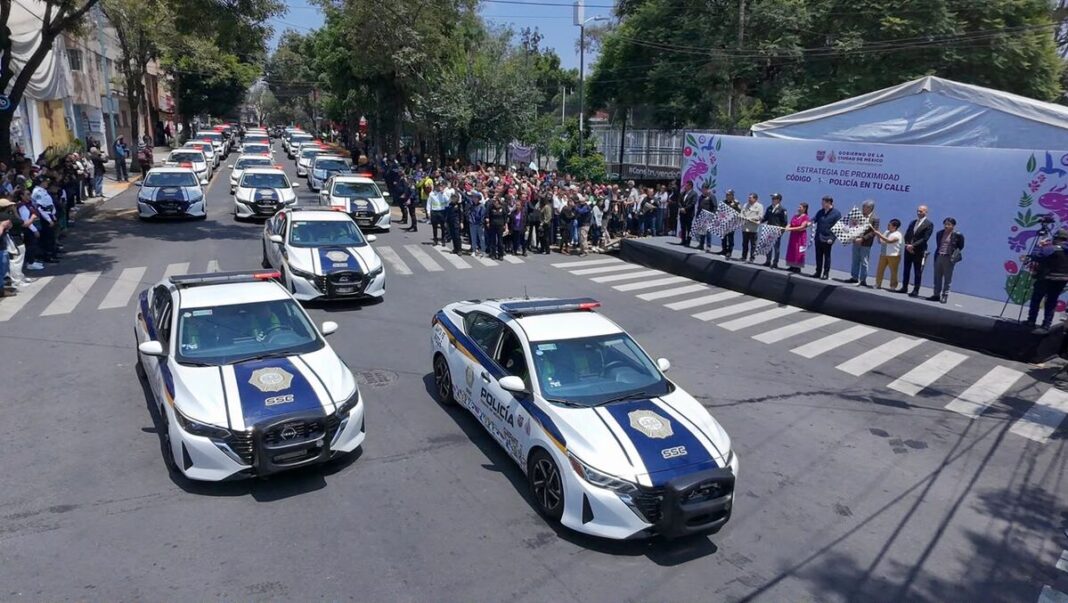 CDMX despliega 2 mil 44 patrullas con la estrategia Código 1
