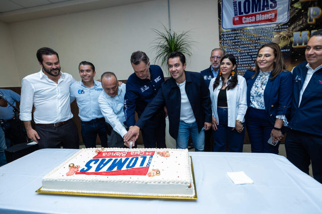 Comerciantes agradecen alianza con autoridades en aniversario del Mercado Lomas de Casablanca