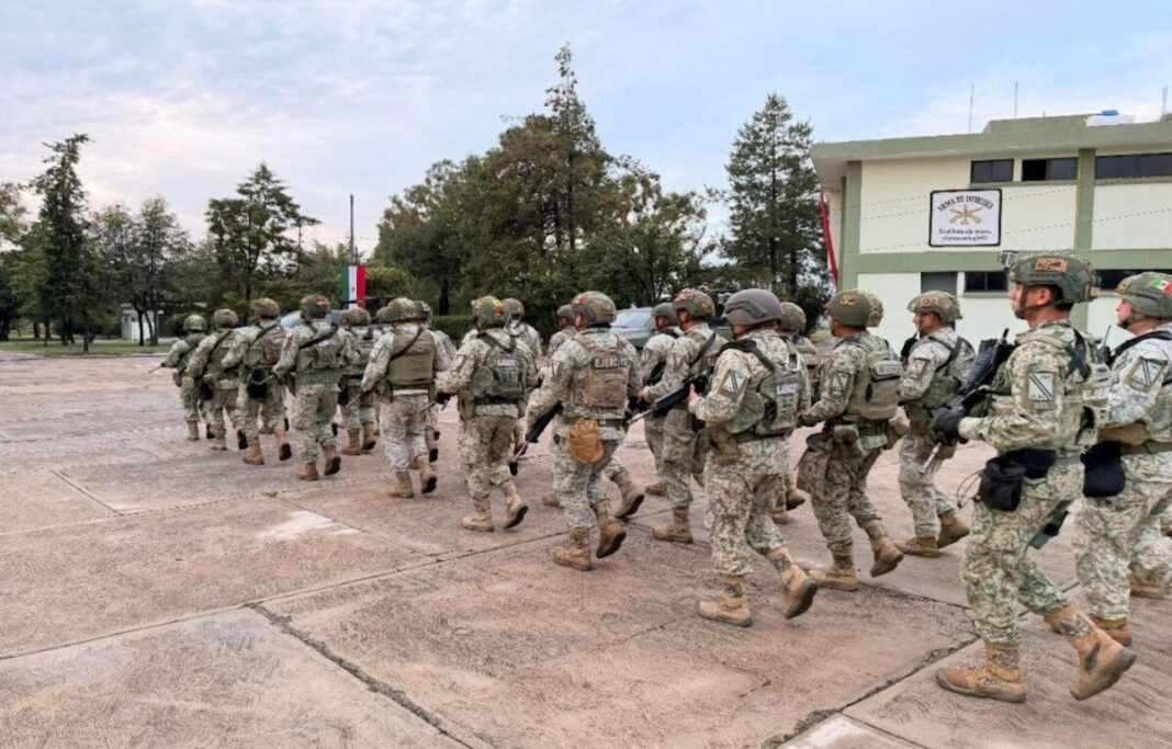 Despliegan 600 elementos del Ejército para reforzar la seguridad en Guanajuato