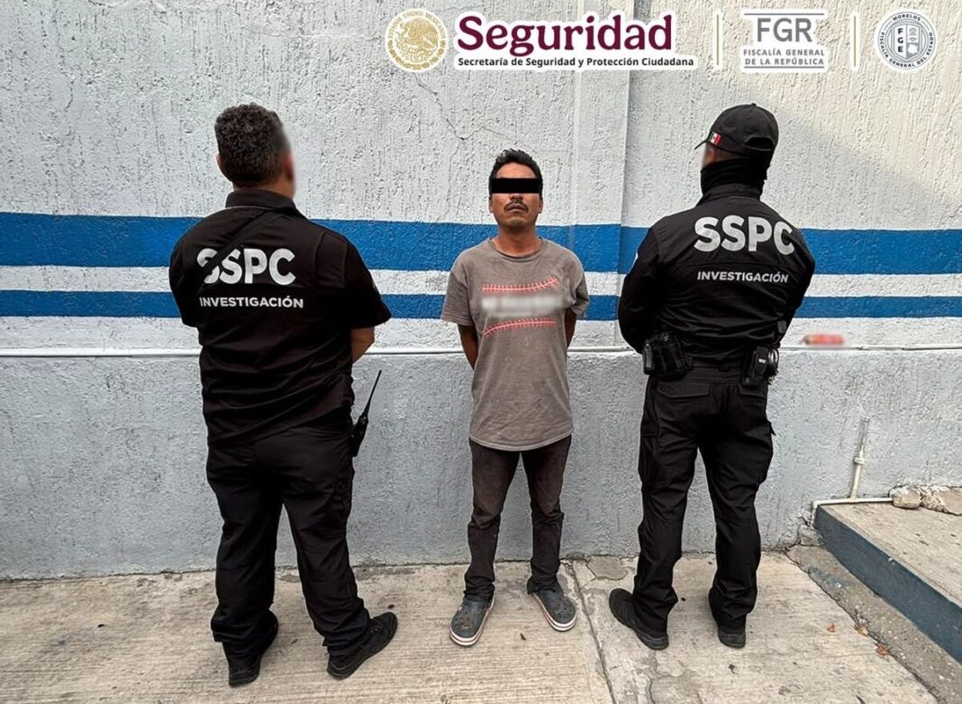 Detienen a presunto extorsionador de comerciantes en Cuautla, Morelos